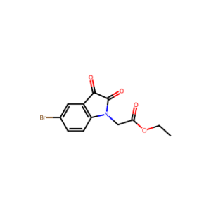 Ethyl 5-bromo-2,3-dihydro-2,3-dioxo-1H-indole-1-acetate