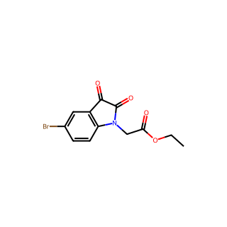 Ethyl 5-bromo-2,3-dihydro-2,3-dioxo-1H-indole-1-acetate