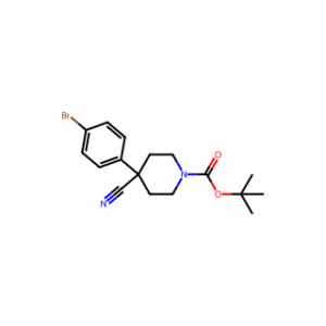 Tert-Butyl 4-(4-Bromophenyl)-4-Cyanopiperidine-1-Carboxylate