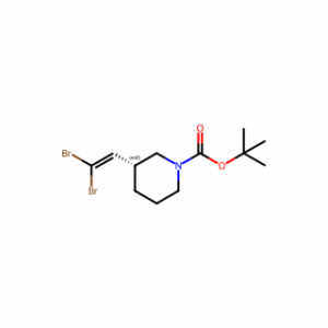 tert-Butyl 3-(2,2-dibromovinyl)piperidine-1-carboxylate