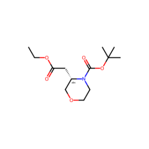 (S)-tert-Butyl 3-(2-ethoxy-2-oxoethyl)morpholine-4-carboxylate