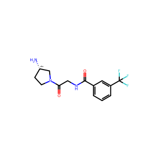 (S)-N-(2-(3-Aminopyrrolidin-1-yl)-2-oxoethyl)-3-(trifluoromethyl)benzamide