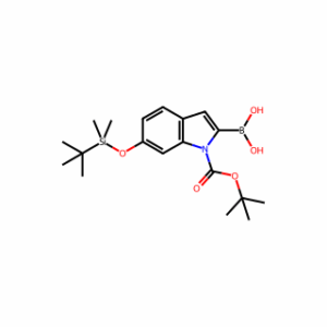 (1-(tert-Butoxycarbonyl)-6-((tert-butyldimethylsilyl)oxy)-1H-indol-2-yl)boronic acid