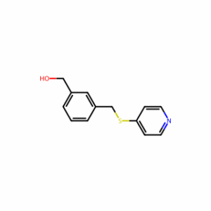 (3-((Pyridin-4-ylthio)methyl)phenyl)methanol