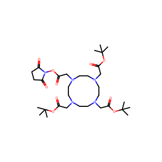 Tri-tert-butyl 2,2′,2″-(10-(2-((2,5-dioxopyrrolidin-1-yl)oxy)-2-oxoethyl)-1,4,7,10-tetraazacyclododecane-1,4,7-triyl)triacetate