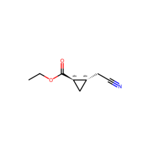 ethyl trans-2-(cyanomethyl)cyclopropane-1-carboxylate