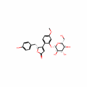 (+)-Puerol B 2″-O-Glucoside