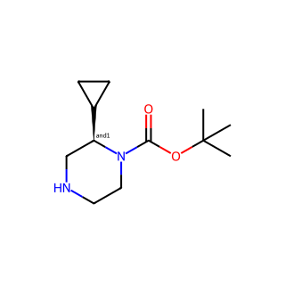 tert-butyl 2-cyclopropylpiperazine-1-carboxylate