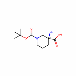 (3S)-3-amino-1-[(tert-butoxy)carbonyl]piperidine-3-carboxylic acid