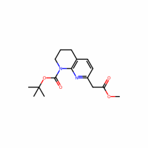 (8-BOC-5,6,7,8-TETRAHYDRO-[1,8]NAPHTHYRIDIN-2-YL)-ACETIC ACID METHYL ESTER