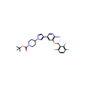 (R)-tert-Butyl 4-(4-(6-amino-5-(1-(2,6-dichloro-3-fluorophenyl)ethoxy)pyridin-3-yl)-1H-pyrazol-1-yl)piperidine-1-carboxylate