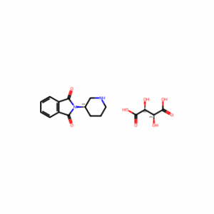(R)-2-(Piperidin-3-yl)isoindoline-1,3-dione (2S,3S)-2,3-dihydroxysuccinate