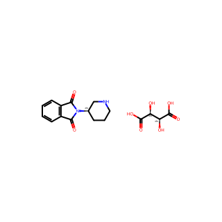 (R)-2-(Piperidin-3-yl)isoindoline-1,3-dione (2S,3S)-2,3-dihydroxysuccinate