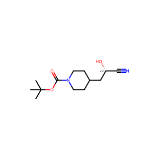 tert-Butyl 4-(2-cyano-2-hydroxyethyl)piperidine-1-carboxylate
