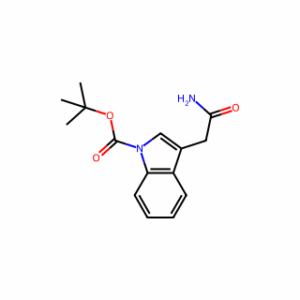 TERT-BUTYL 3-(2-AMINO-2-OXOETHYL)-1H-INDOLE-1-CARBOXYLATE