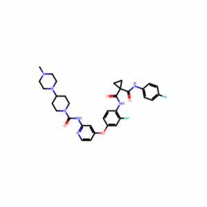 N-(2-Fluoro-4-((2-(4-(4-Methylpiperazin-1-Yl)Piperidine-1-Carboxamido)Pyridin-4-Yl)Oxy)Phenyl)-N-(4-Fluorophenyl)Cyclopropane-1,1-Dicarboxamide