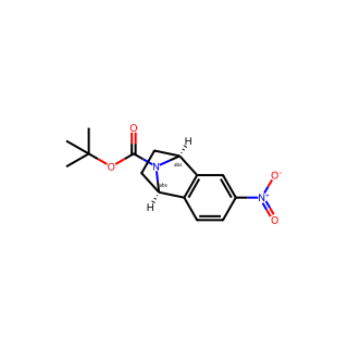 tert-Butyl (1R,3S)-1,2,3,4-tetrahydro-6-nitronaphthalen-1,4-imine-9-carboxylate