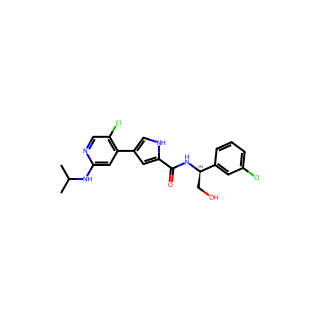 (S)-4-(5-Chloro-2-(isopropylamino)pyridin-4-yl)-N-(1-(3-chlorophenyl)-2-hydroxyethyl)-1H-pyrrole-2-carboxamide