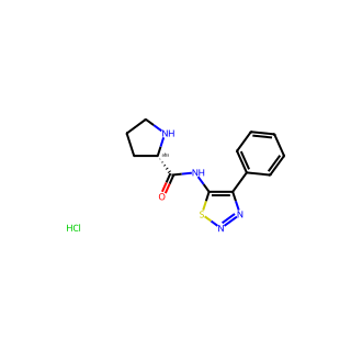 (S)-N-(4-phenyl-1,2,3-thiadiazol-5-yl)pyrrolidine-2-carboxamide hydrochloride