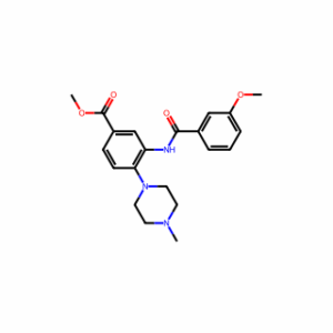 Methyl 3-(3-methoxybenzamido)-4-(4-methylpiperazin-1-yl)benzoate