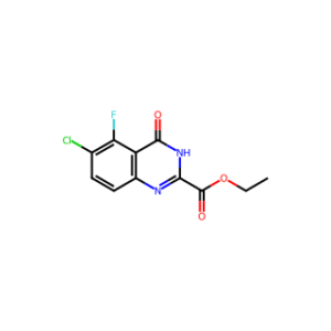 Ethyl 6-chloro-5-fluoro-4-oxo-3,4-dihydroquinazoline-2-carboxylate