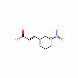(E)-3-(5-Nitrocyclohex-1-en-1-yl)acrylic acid