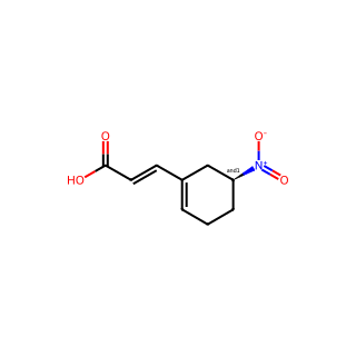 (E)-3-(5-Nitrocyclohex-1-en-1-yl)acrylic acid