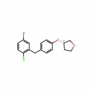 (3S)-3-[4-[(5-Bromo-2-chlorophenyl)methyl]phenoxy]tetrahydrofuran