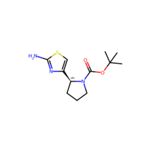 (S)-TERT-BUTYL 2-(2-AMINOTHIAZOL-4-YL)PYRROLIDINE-1-CARBOXYLATE