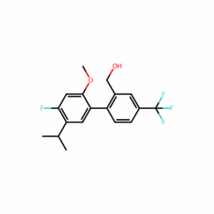 (4′-Fluoro-5′-isopropyl-2′-methoxy-4-trifluoromethyl-biphenyl-2-yl)methanol