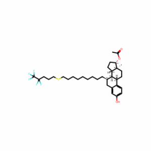 (7α,17β)-7-(9-((4,4,5,5,5-Pentafluoropentyl)thio)nonyl)-estra-1,3,5(10)-triene-3,17-diol 17-acetate