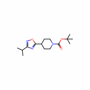 tert-Butyl 4-(3-isopropyl-1,2,4-oxadiazol-5-yl)piperidine-1-carboxylate