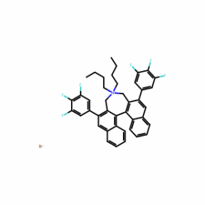(11bR)-(–)-4，4-Dibutyl-4，5-dihydro-2，6-bis(3，4，5-trifluorophenyl)-3H-dinaphth[2，1-c:1′，2′-e]azepinium bromide