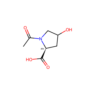 (2S)-1-acetyl-4-hydroxypyrrolidine-2-carboxylic acid