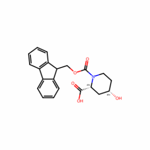 (2R,4S)-1-(((9H-Fluoren-9-yl)methoxy)carbonyl)-4-hydroxypiperidine-2-carboxylic acid