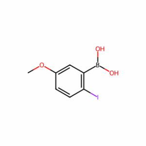 (2-Iodo-5-methoxyphenyl)boronic acid