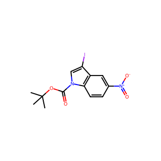 tert-Butyl 3-iodo-5-nitro-1H-indole-1-carboxylate