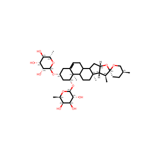 (2R,3R,4S,5R,6R)-2-Methyl-6-(((4R,5′S,6R,6aR,6bS,8aS,8bR,9S,10R,11aS,12aS,12bS)-5′,6a,8a,9-tetramethyl-4-(((2R,3R,4R,5R,6S)-3,4,5-trihydroxy-6-methyltetrahydro-2H-pyran-2-yl)oxy)-1,3,3′,4,4′,5,5′,6,6a,6b,6′,7,8,8a,8b,9,11a,12,12a,12b-icosahydrospiro[napht