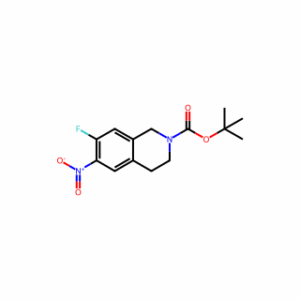 tert-Butyl 7-fluoro-6-nitro-3,4-dihydroisoquinoline-2(1H)-carboxylate