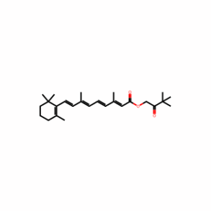 (2E,4E,6E,8E)-3,3-Dimethyl-2-Oxobutyl 3,7-Dimethyl-9-(2,6,6-Trimethylcyclohex-1-En-1-Yl)Nona-2,4,6,8-Tetraenoate