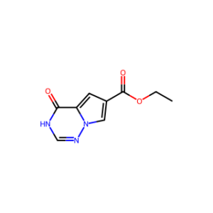 Ethyl 4-oxo-3,4-dihydropyrrolo[2,1-f][1,2,4]triazine-6-carboxylate
