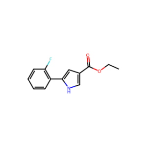 Ethyl 5-(2-Fluorophenyl)-1H-Pyrrole-3-Carboxylate