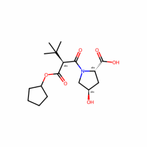 (2S,4R)-1-((S)-2-((Cyclopentyloxy)carbonyl)-3,3-dimethylbutanoyl)-4-hydroxypyrrolidine-2-carboxylic acid