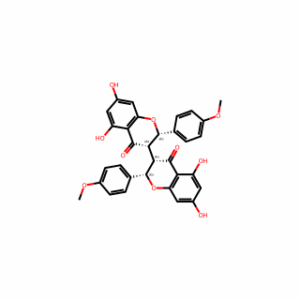 (2S,2′S,3S,3′S)-5,5′,7,7′-Tetrahydroxy-2,2′-bis(4-methoxyphenyl)-[3,3′-bichromane]-4,4′-dione