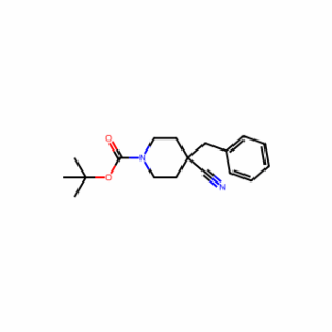 tert-Butyl 4-benzyl-4-cyanopiperidine-1-carboxylate