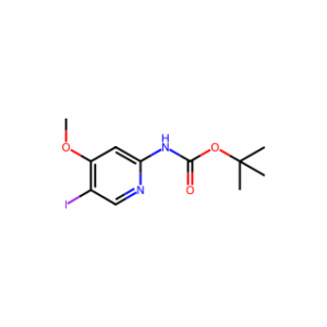tert-Butyl 5-iodo-4-methoxypyridin-2-ylcarbamate