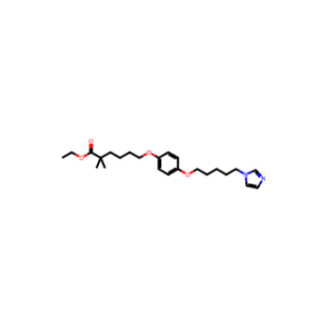 ETHYL 6-[4-(5-IMIDAZOL-1-YLPENTOXY)PHENOXY]-2,2-DIMETHYL-HEXANOATE