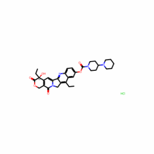 (19S)-10,19-Diethyl-19-hydroxy-14,18-dioxo-17-oxa-3,13-diazapentacyclo[11.8.0.0[2,11].0[4,9].0[15,20]]henicosa-1(21),2(11),3,5,7,9,15(20)-heptaen-7-yl 4-(piperidin-1-yl)piperidine-1-carboxylate hydrochloride