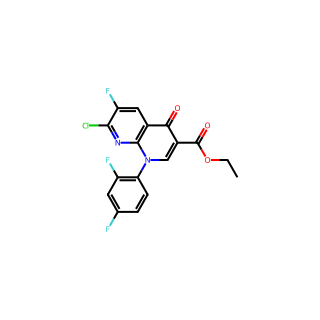 Ethyl 7-Chloro-1-(2,4-DiFluorophenyl)-6-Fluoro-4-Oxo-1,4-Dihydro-1,8-Naphthyridine-3-Carboxylate