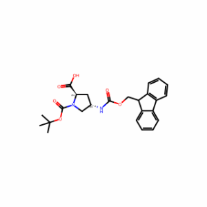 (2R,4S)-4-((((9H-Fluoren-9-yl)methoxy)carbonyl)amino)-1-(tert-butoxycarbonyl)pyrrolidine-2-carboxylic acid